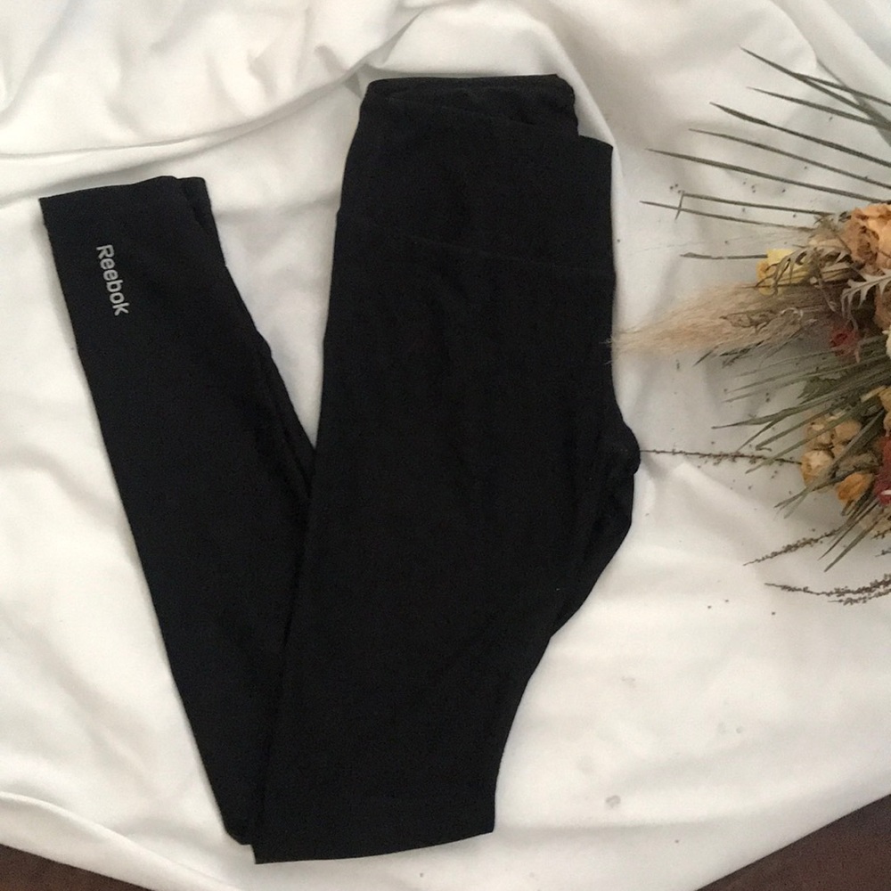 Reebok Full Length Black Tights